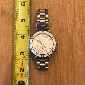 Ladies Silver Fossil Watch